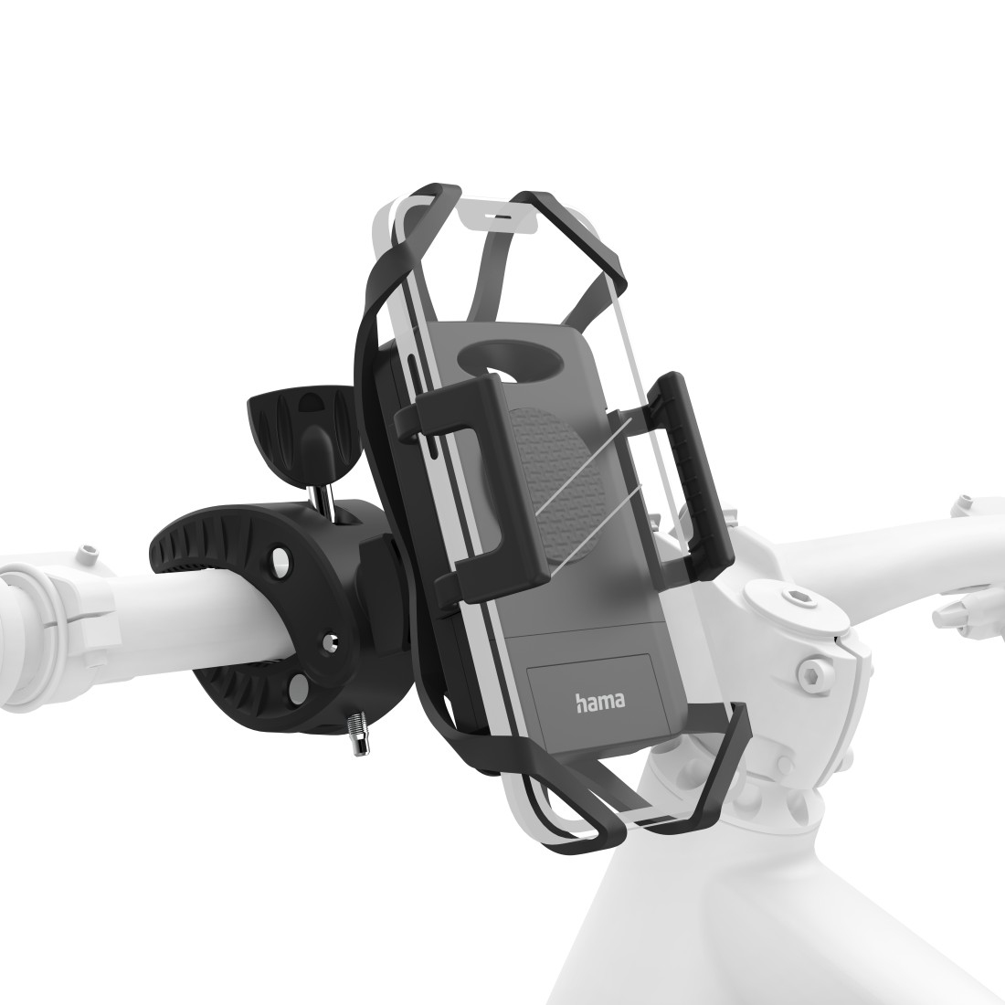 Hama Support de vélo pr port. Strong, pivot. 360 °, univ. pr smartphones