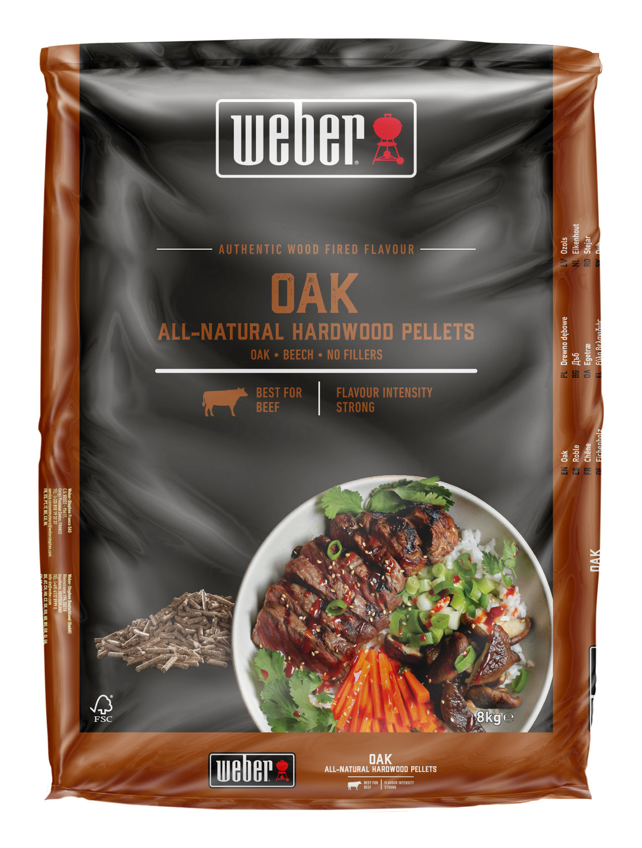 Pellets WEBER 3401053 Oak / 8KG