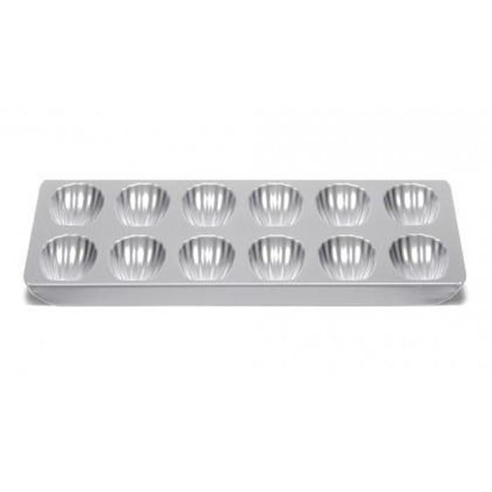 Madeleines plaat Patisse 10.PA13648 Silver-top 12-delig