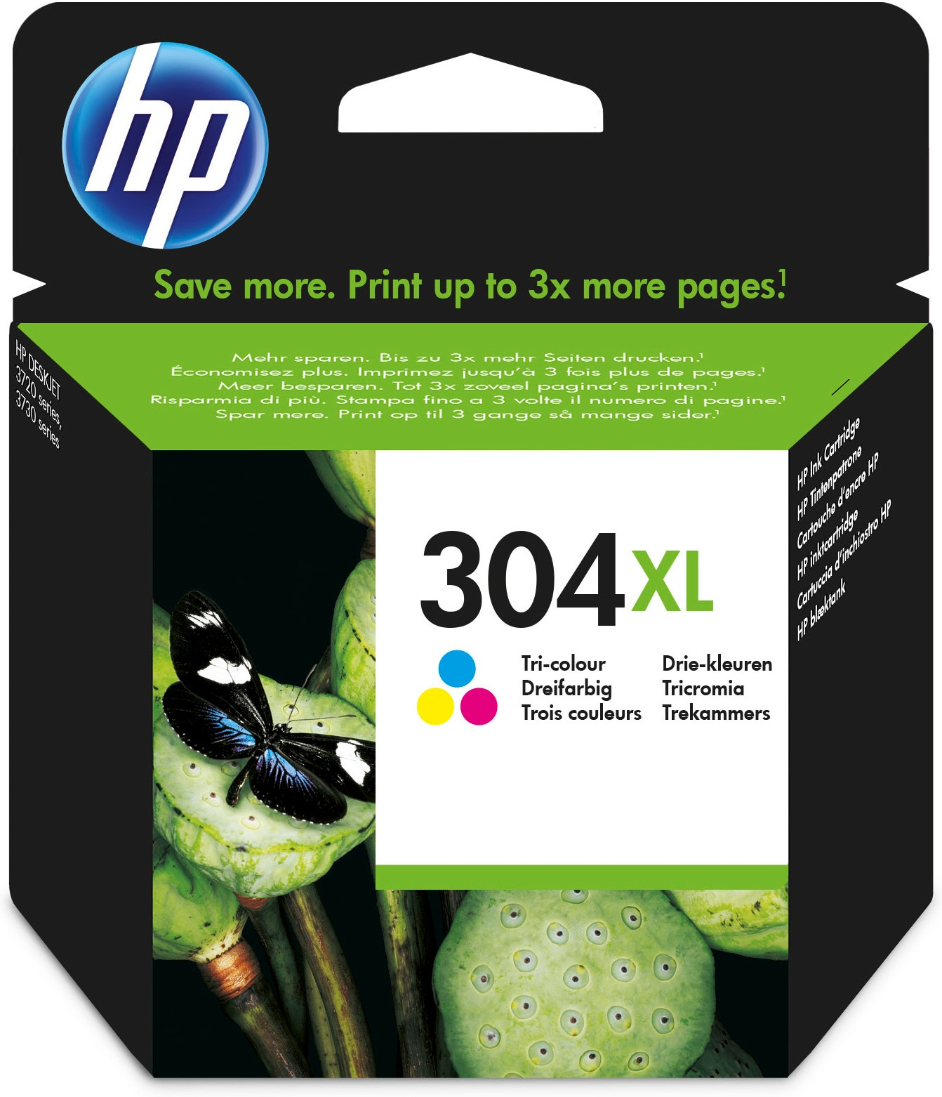 Inktpatroon HP 304XL Tri-color