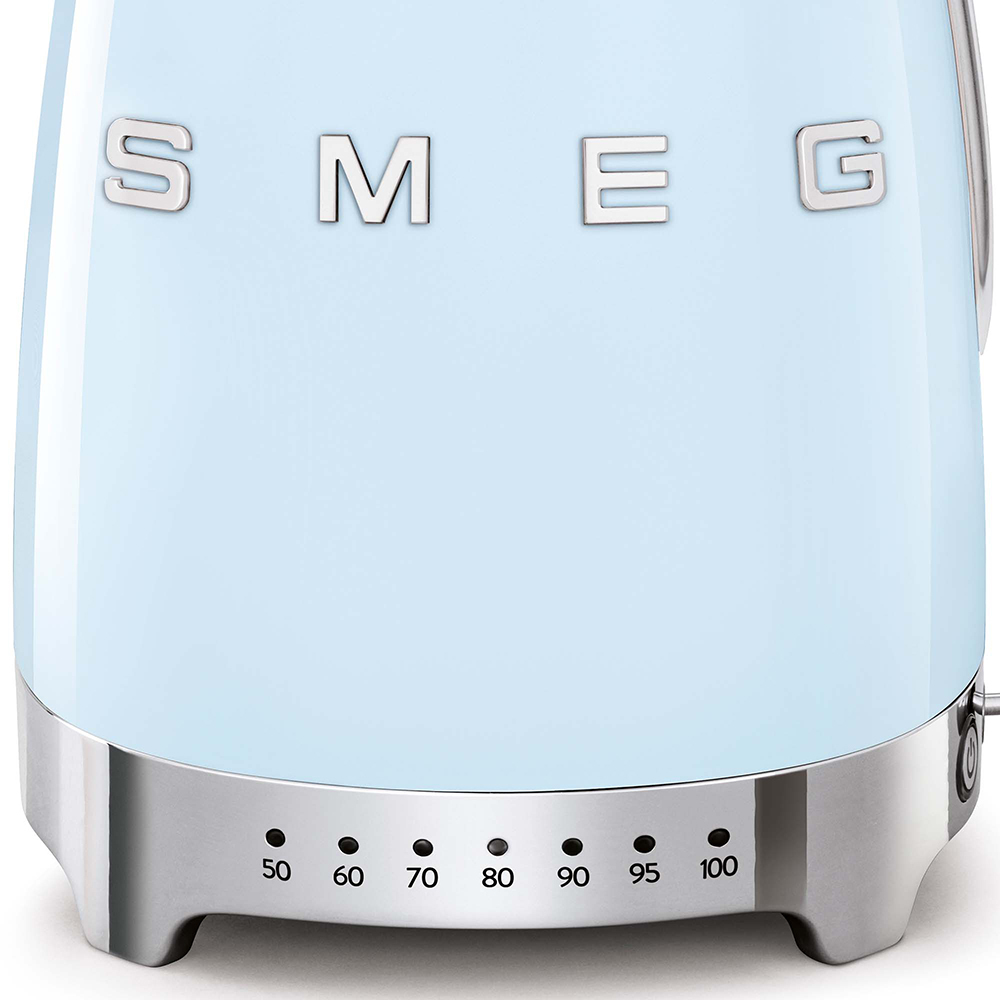 Smeg bouilloire 1,7 bleu pastel KLF04PB