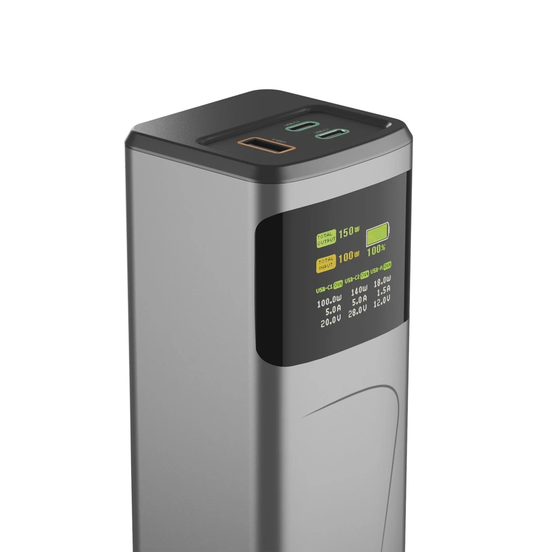 Hama Power Pack High Power, 150 W, 24000mAh, 2 USB-C, USB-A, chrge rapide