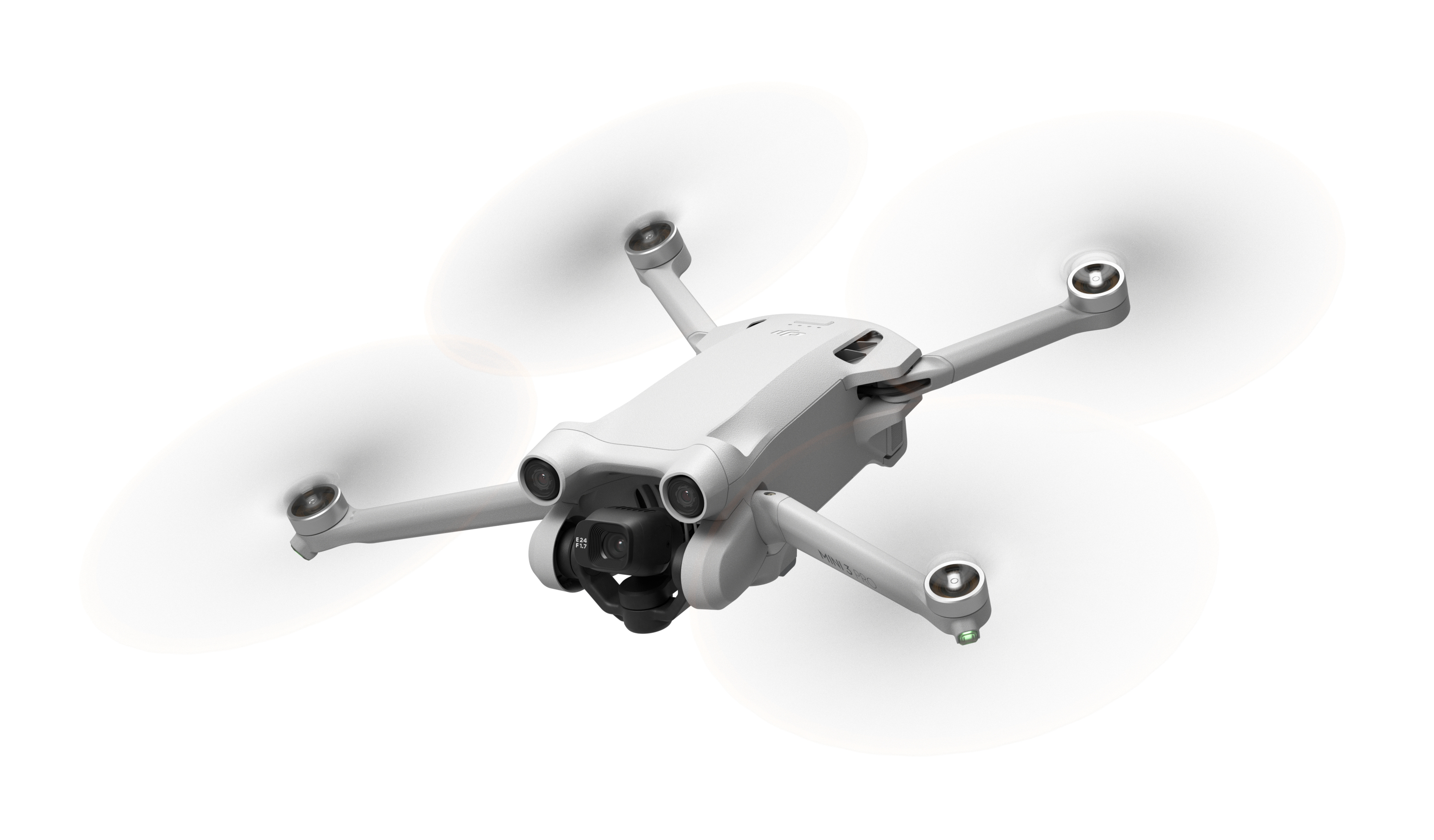 DJI Mini 3 Pro (RC-N1) 4 propellers Octocopter 48 MP 3840 x 2160 Pixels 2453 mAh Zwart, Wit