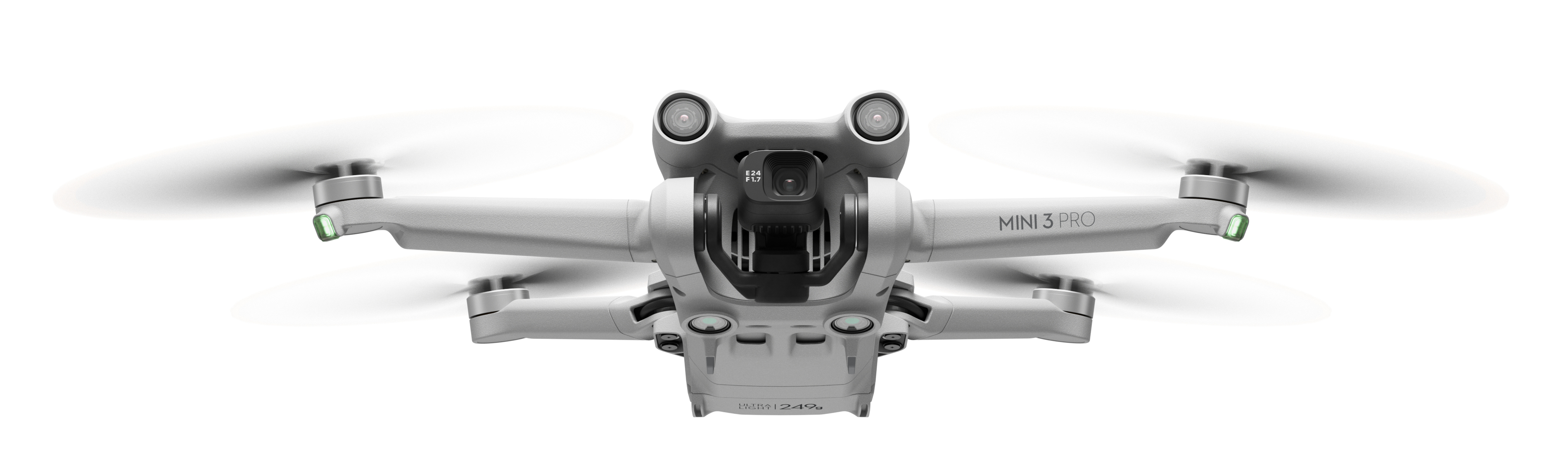 DJI Mini 3 Pro (RC-N1) 4 propellers Octocopter 48 MP 3840 x 2160 Pixels 2453 mAh Zwart, Wit