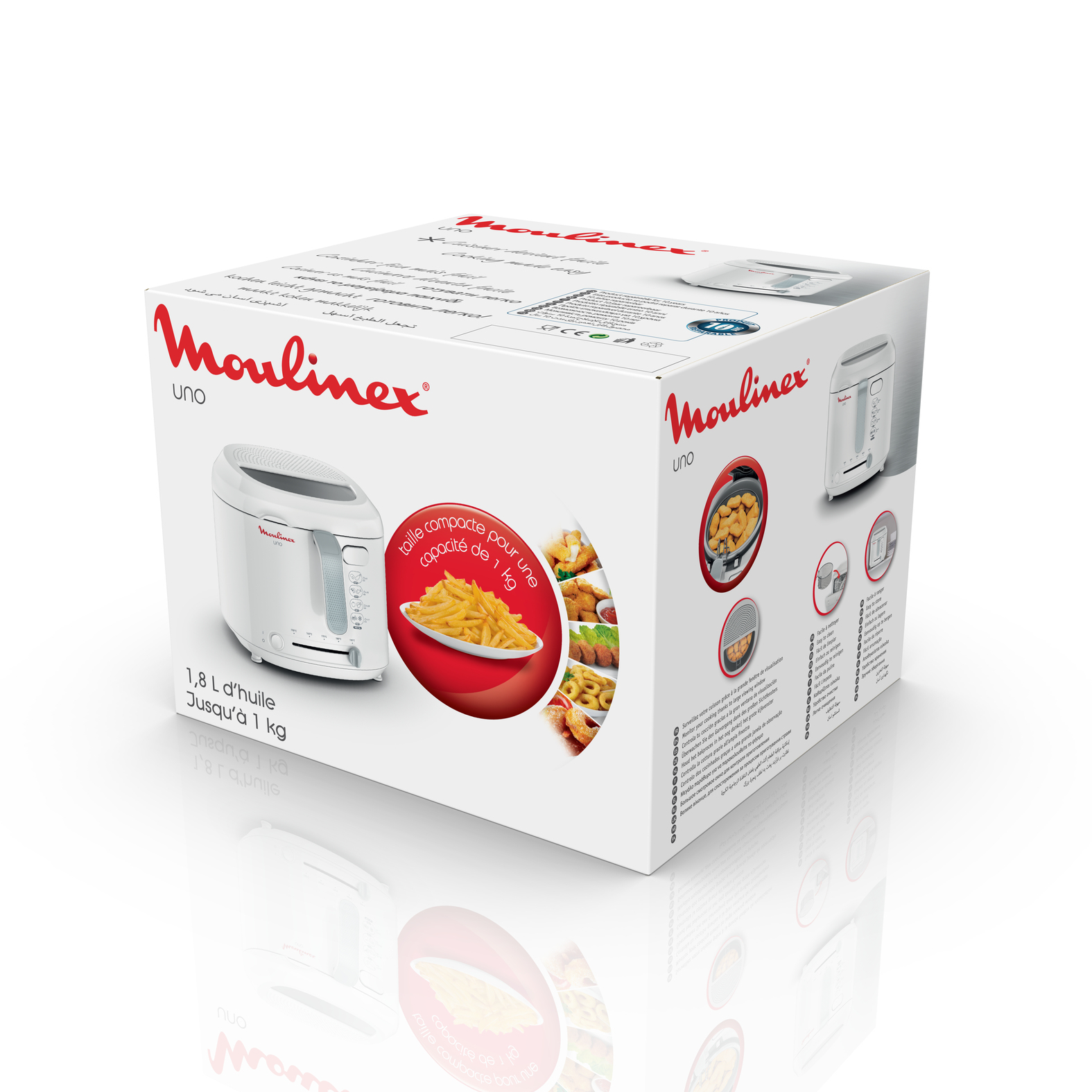 Moulinex friteuse uno af203110