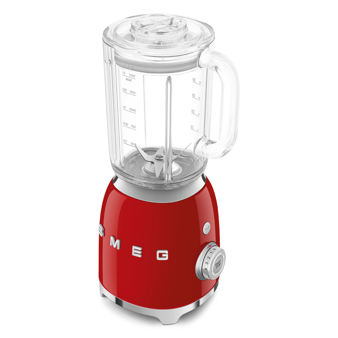 Smeg BLF03RDEU blender 1,5 l Blender voor op aanrecht 800 W Rood
