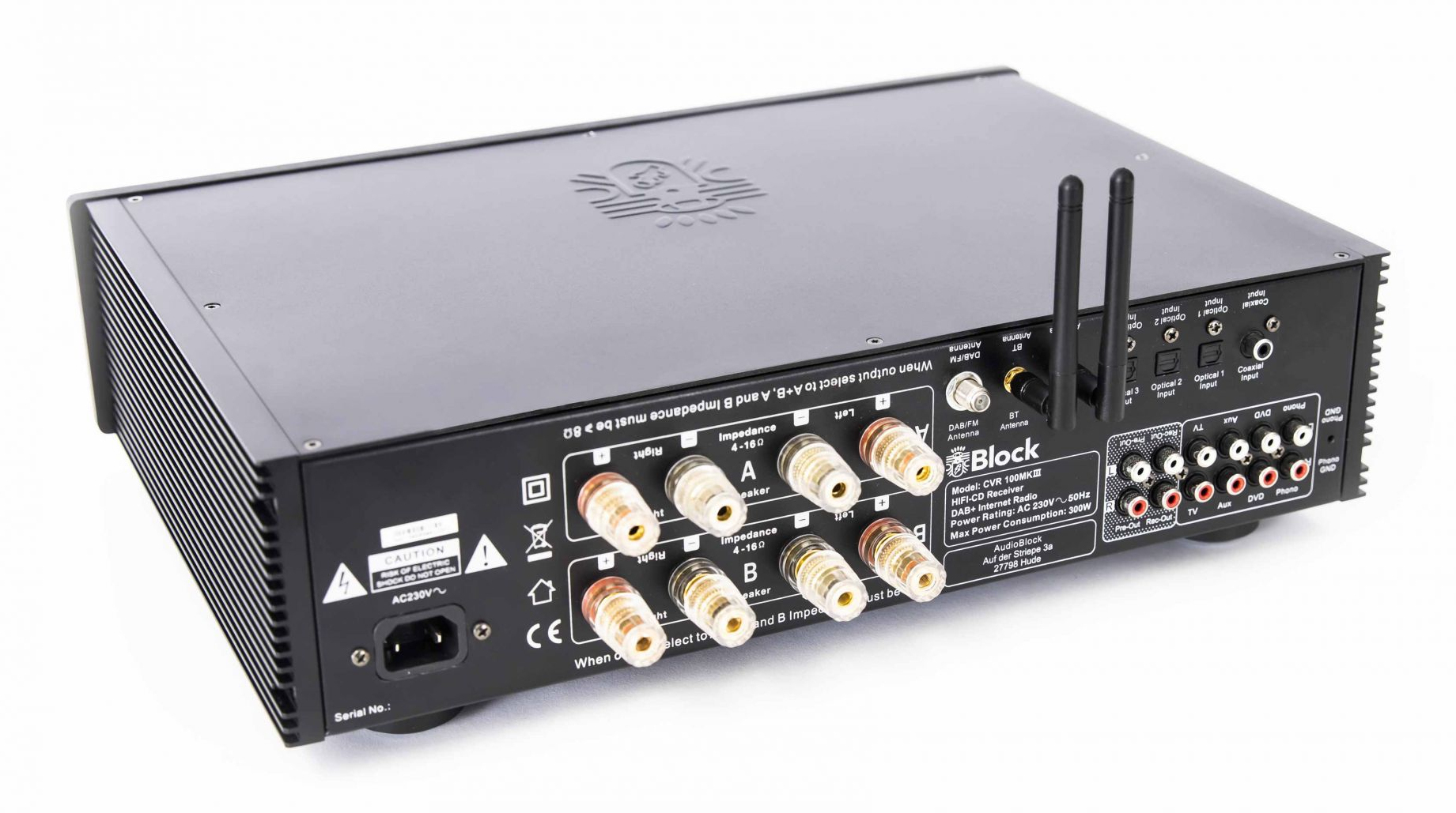 BLOCK AMPLIFICATEUR CVR-100+ MK III NOIR