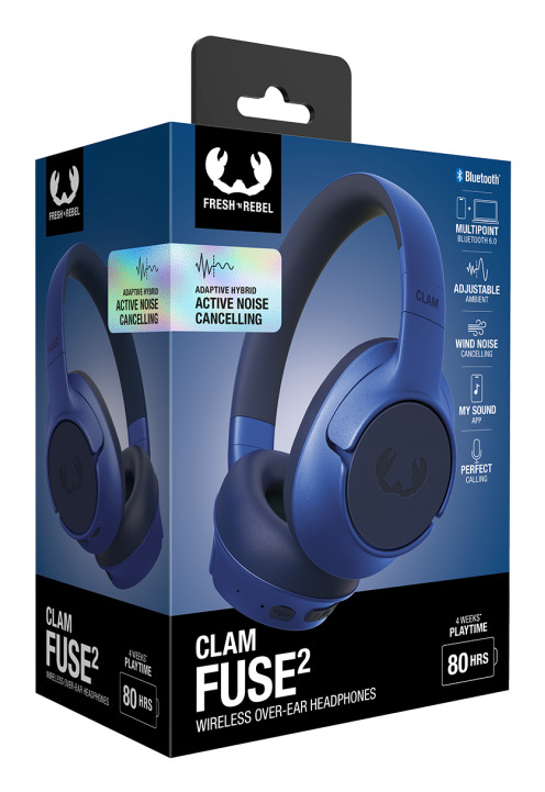 Hoofdtelefoon FRESH N REBEL Clam Fuse 2 true blue