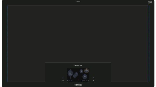 Siemens iQ700 EZ907KZY1E plaque Noir Intégré Plaque sans zone à induction 1 zone(s)