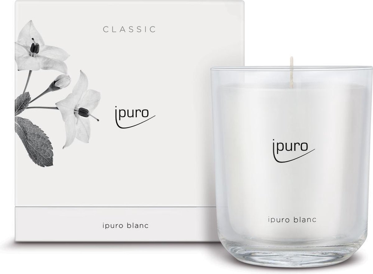 Geurkaars IPURO 26IPU1252 Classic Blanc / 270gr