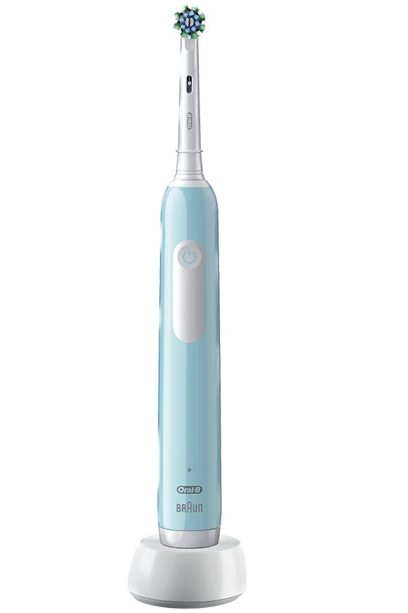 Oral-B Pro 1 Cross Action Volwassene Roterende tandenborstel Blauw, Wit
