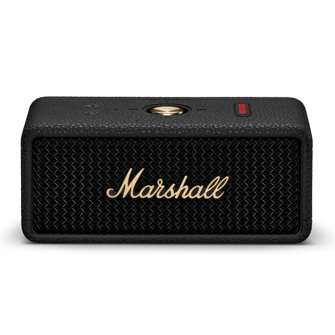 Marshall Emberton III Bluetooth-Speaker, black/brass