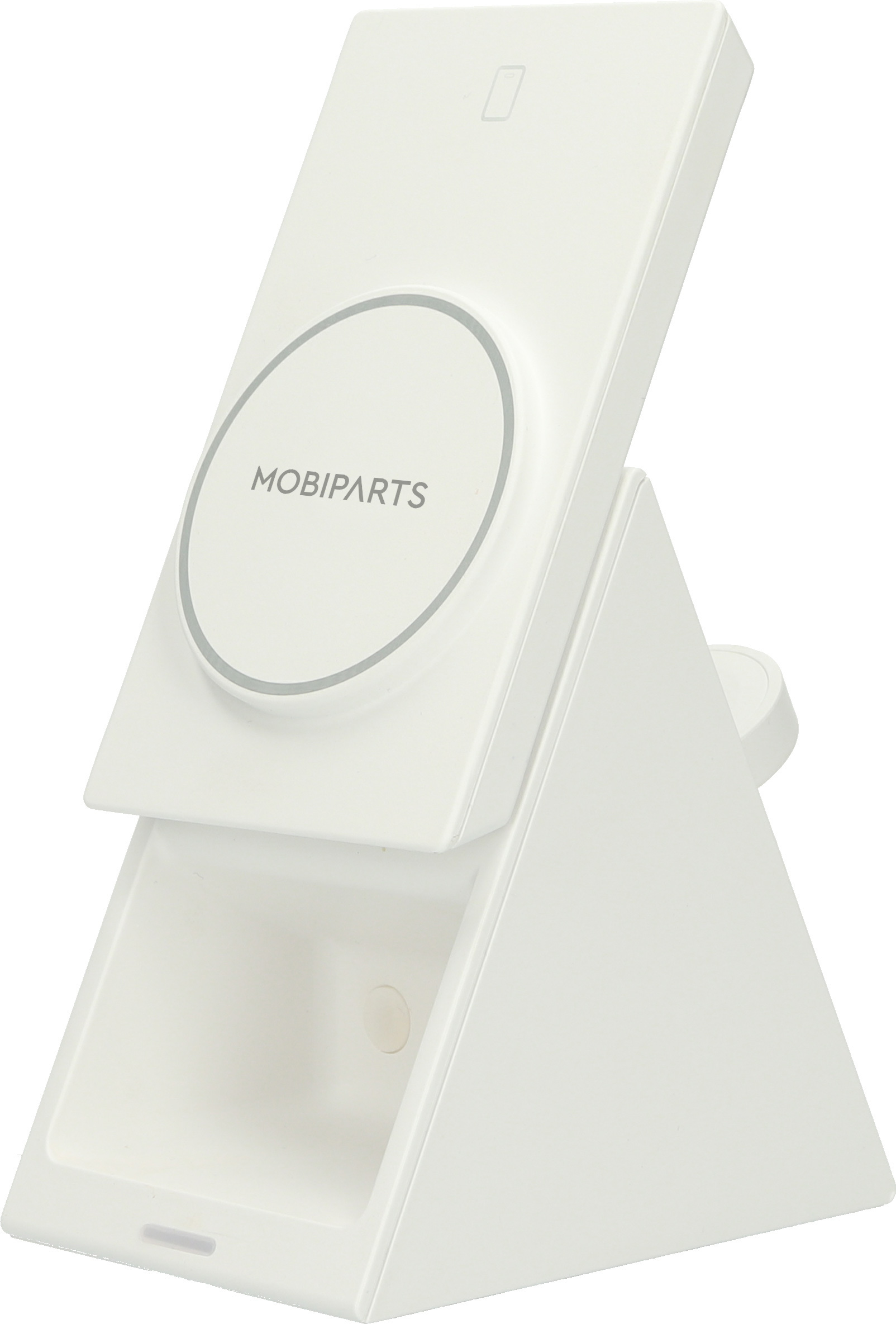 Mobiparts Wireless Magsafe 3 in 1 Charger 15W Triangle White