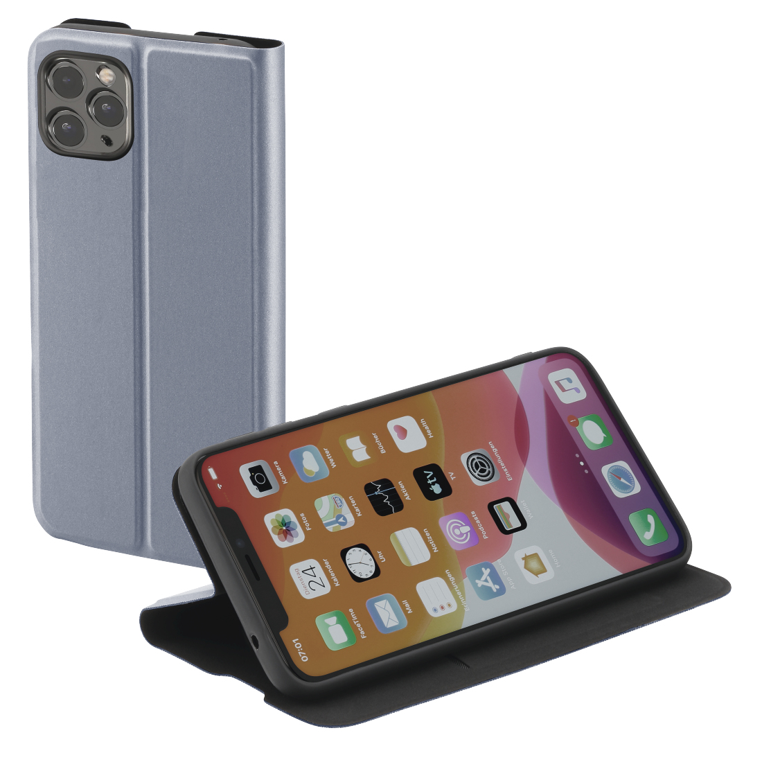 Tas (TEL) HAMA Single2.0 Booklet iPhone 12 / Pro Antraciet