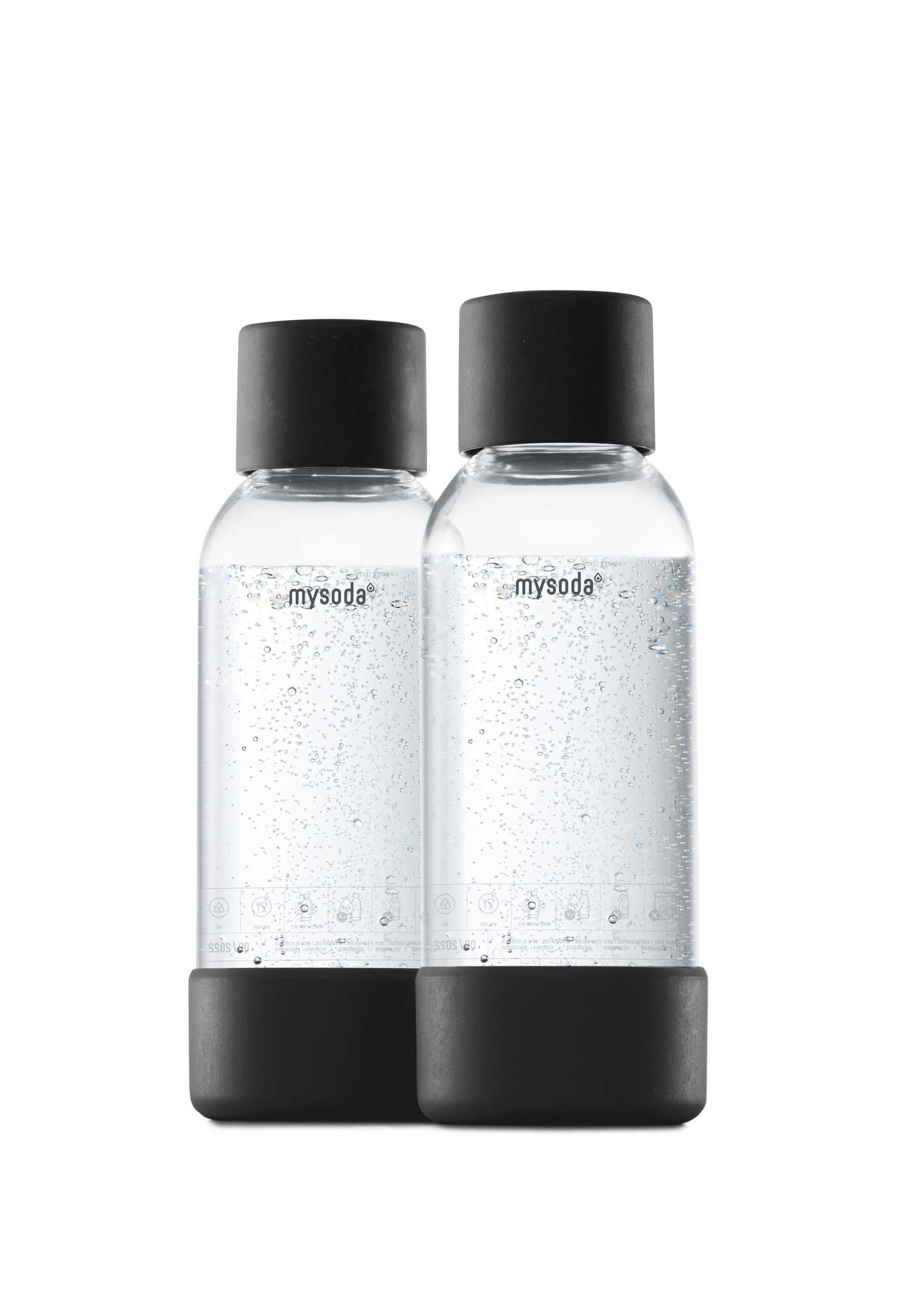 Fles MYSODA 2PB905F-B 0,5L Bottle 2-pack Black