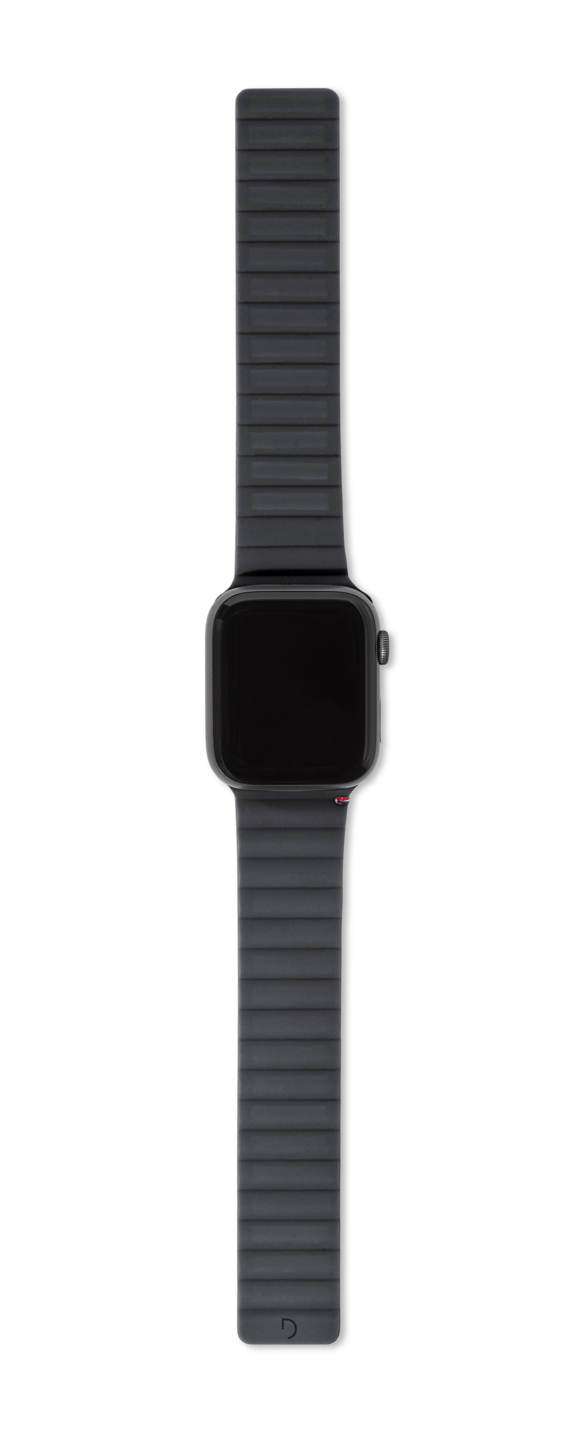Decoded Apple watch 44mm/42mm, silicone magnetic traction strap, charcoal