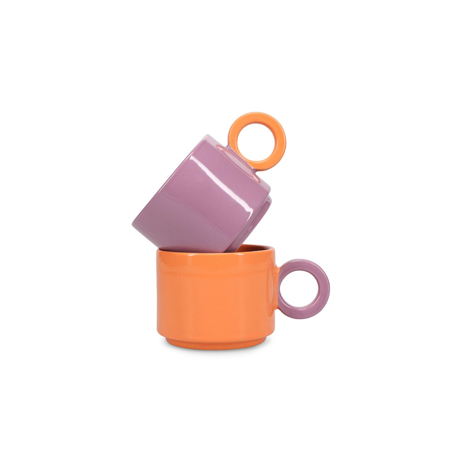 Beker ONA 715731 Lou / 28cl / paars-oranje
