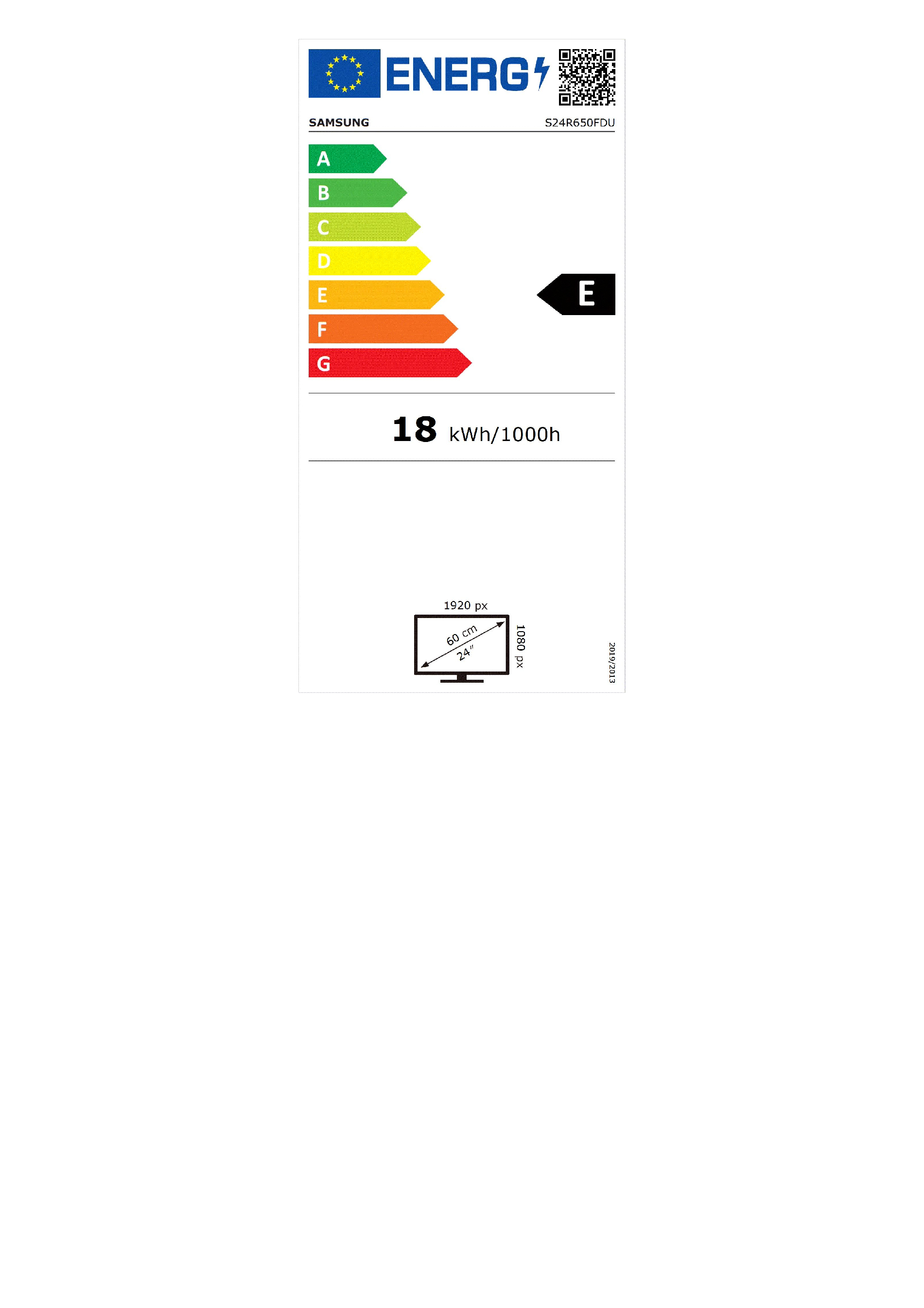 Monitor Samsung LS24R650FDUXEN FHD 16:9 Silver