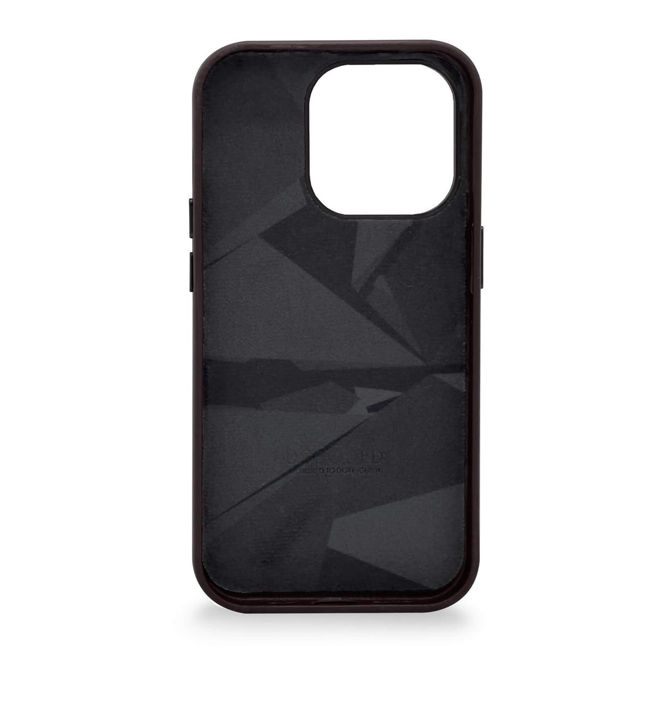 Decoded iPhone 14 Pro Max, housse cuir, brun chocolat