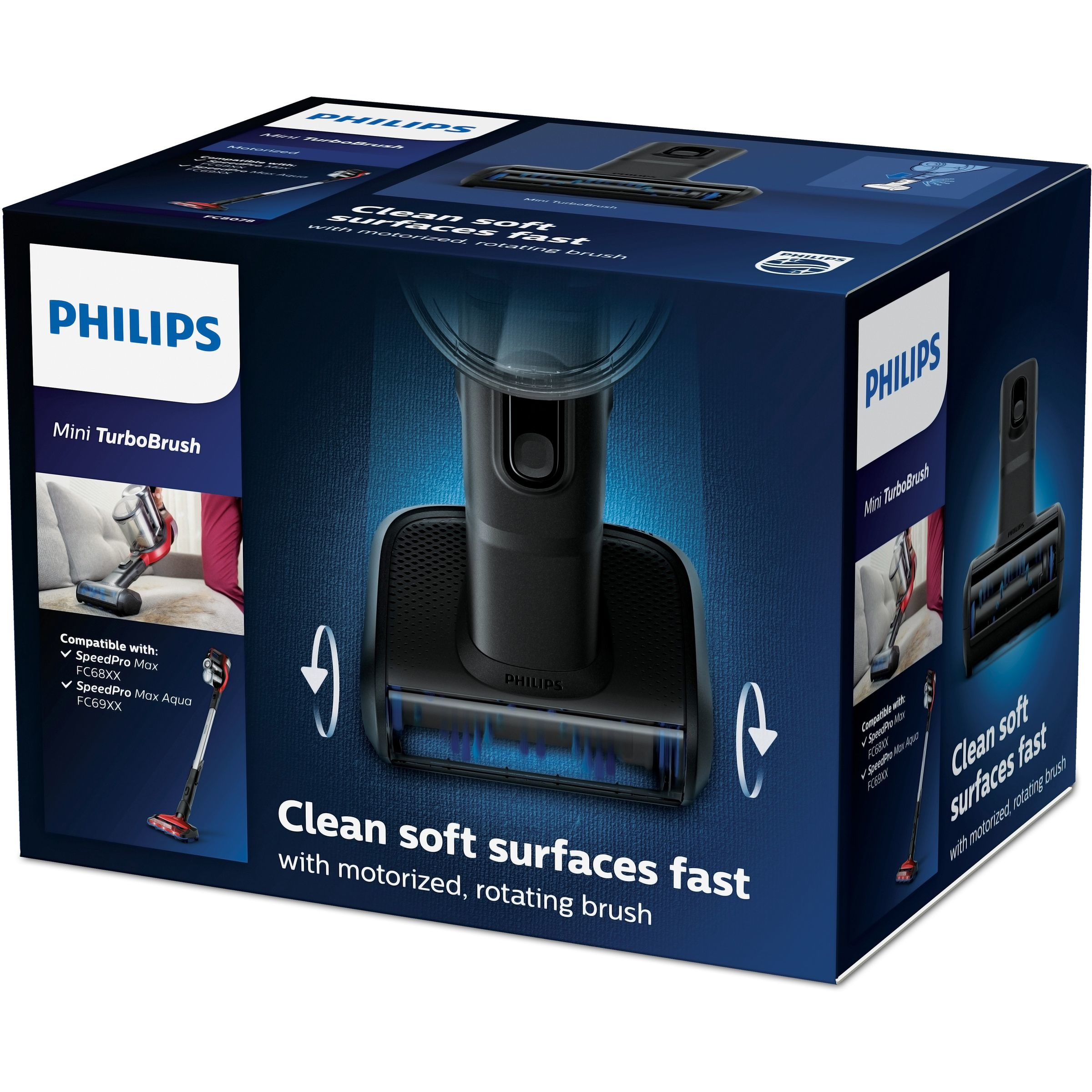 Turbo-miniborstel PHILIPS FC8078/01 voor SpeedPro Max