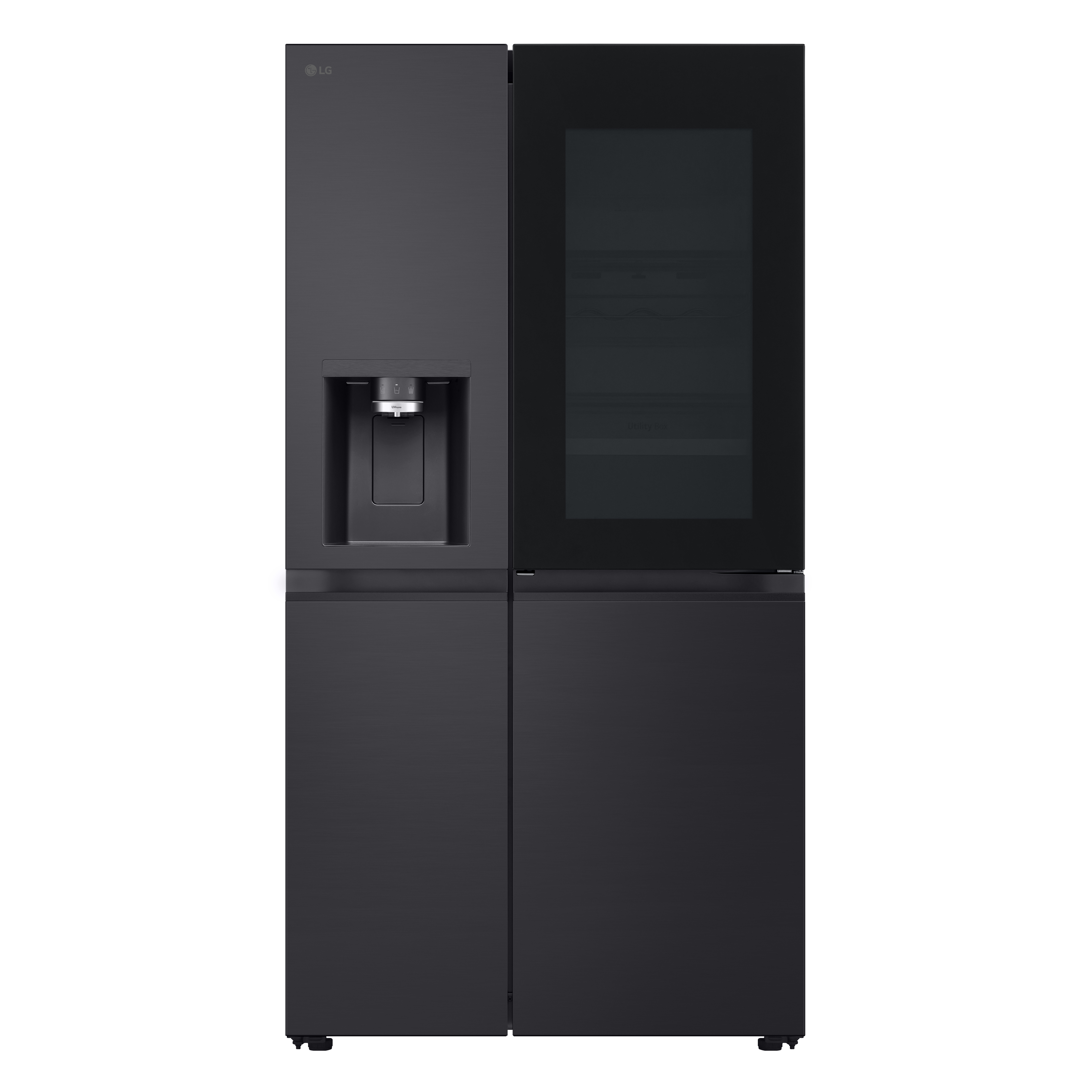 LG InstaView GSXE91EVAD frigo américain Pose libre 628 L D Noir