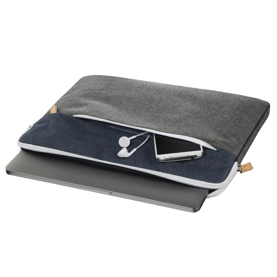 Tas HAMA 217124 Florence Notebook Sleeve 13.3" Blauw/Grijs