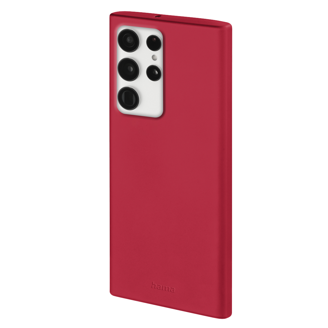 Hama Coque de protection Finest Feel pour Samsung Galaxy S23 Ultra 5G, rouge