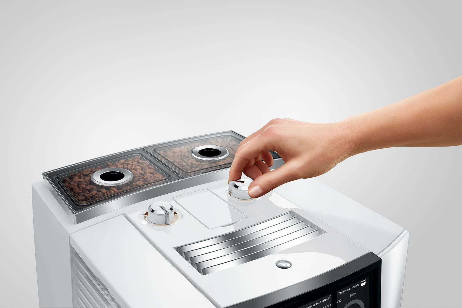 Espresso JURA 15594 J8 Twin Diamond / White (EA)