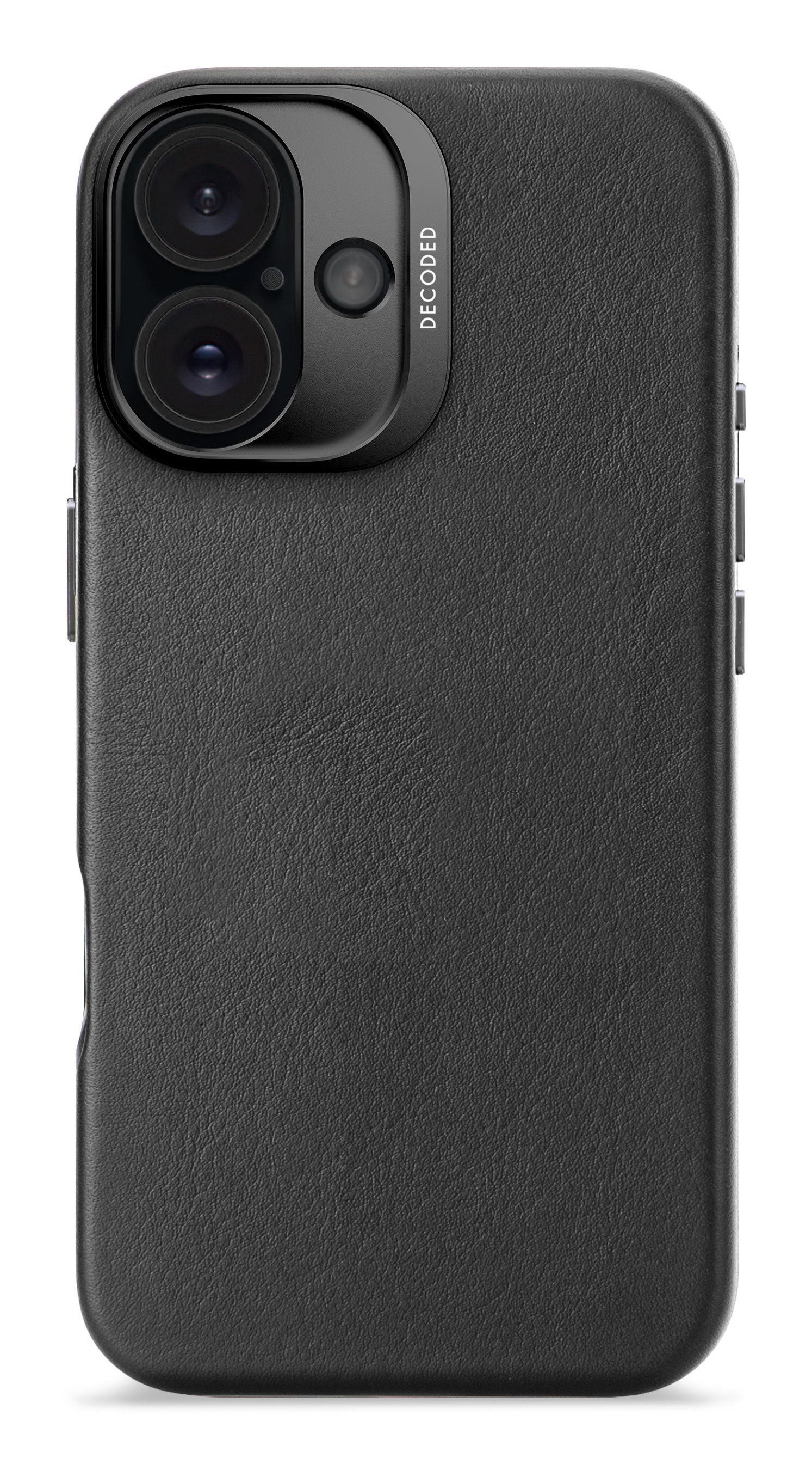 Decoded Leather Backcover Apple iPhone 16 Black