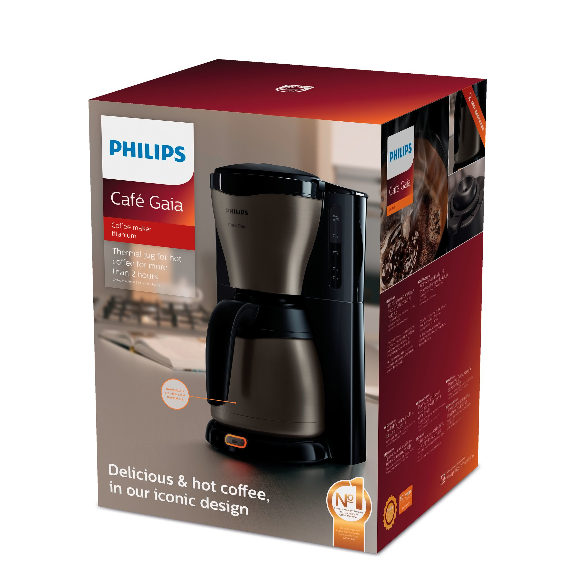 Philips cafetiere thermos HD7547/80
