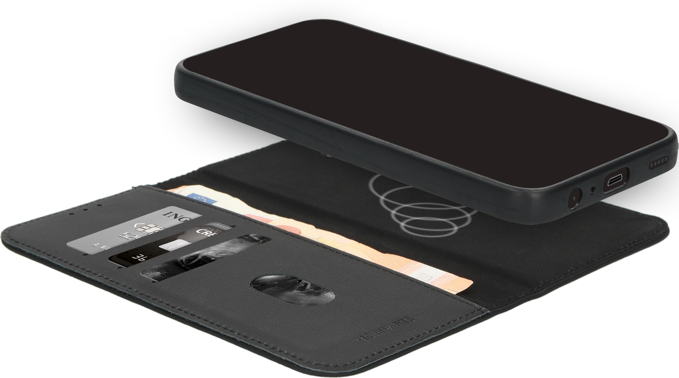 Mobiparts Leather 2 in 1 Wallet Case Samsung Galaxy A57 Black