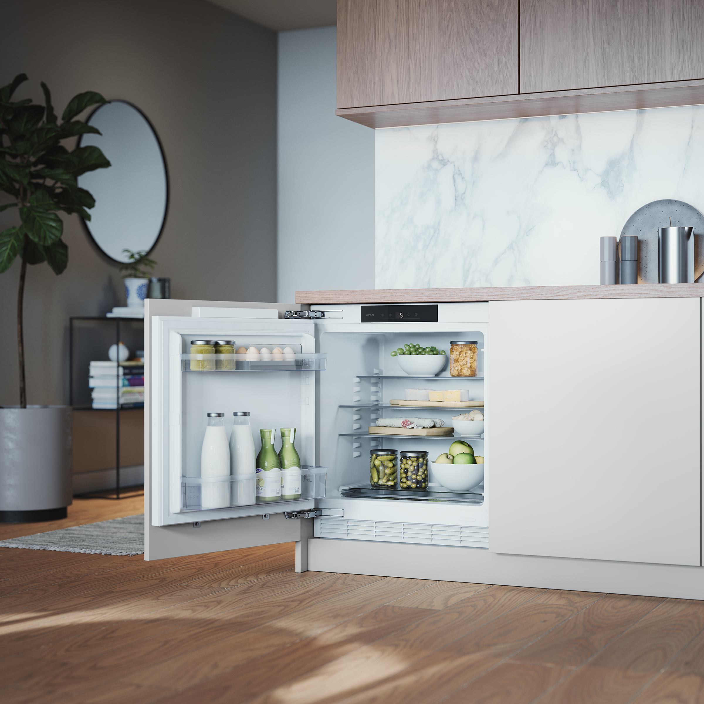 ATAG KU2590A koelkast Onderbouw 138 l D Wit