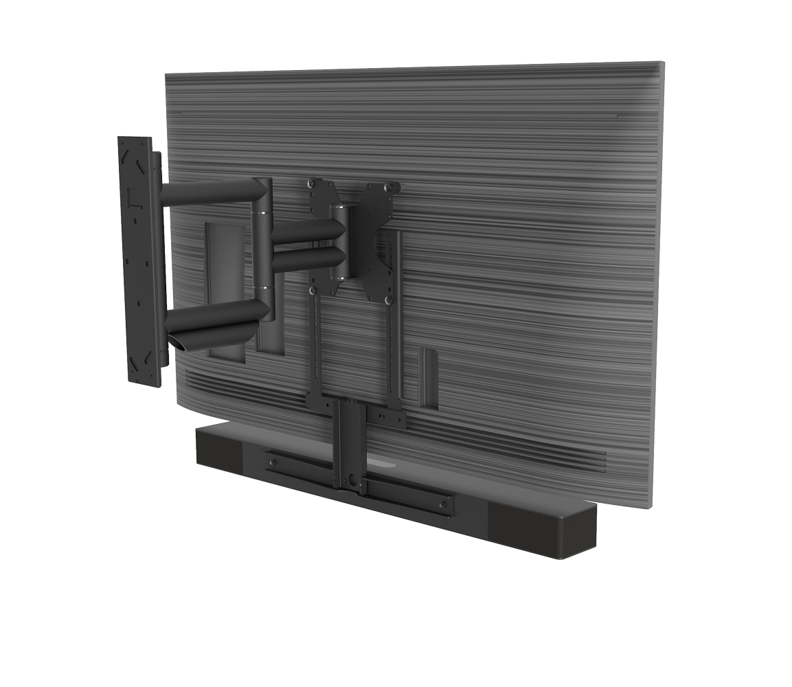 Frame CAVUS voor Samsung soundbars 01 zwart (muurbeugel)