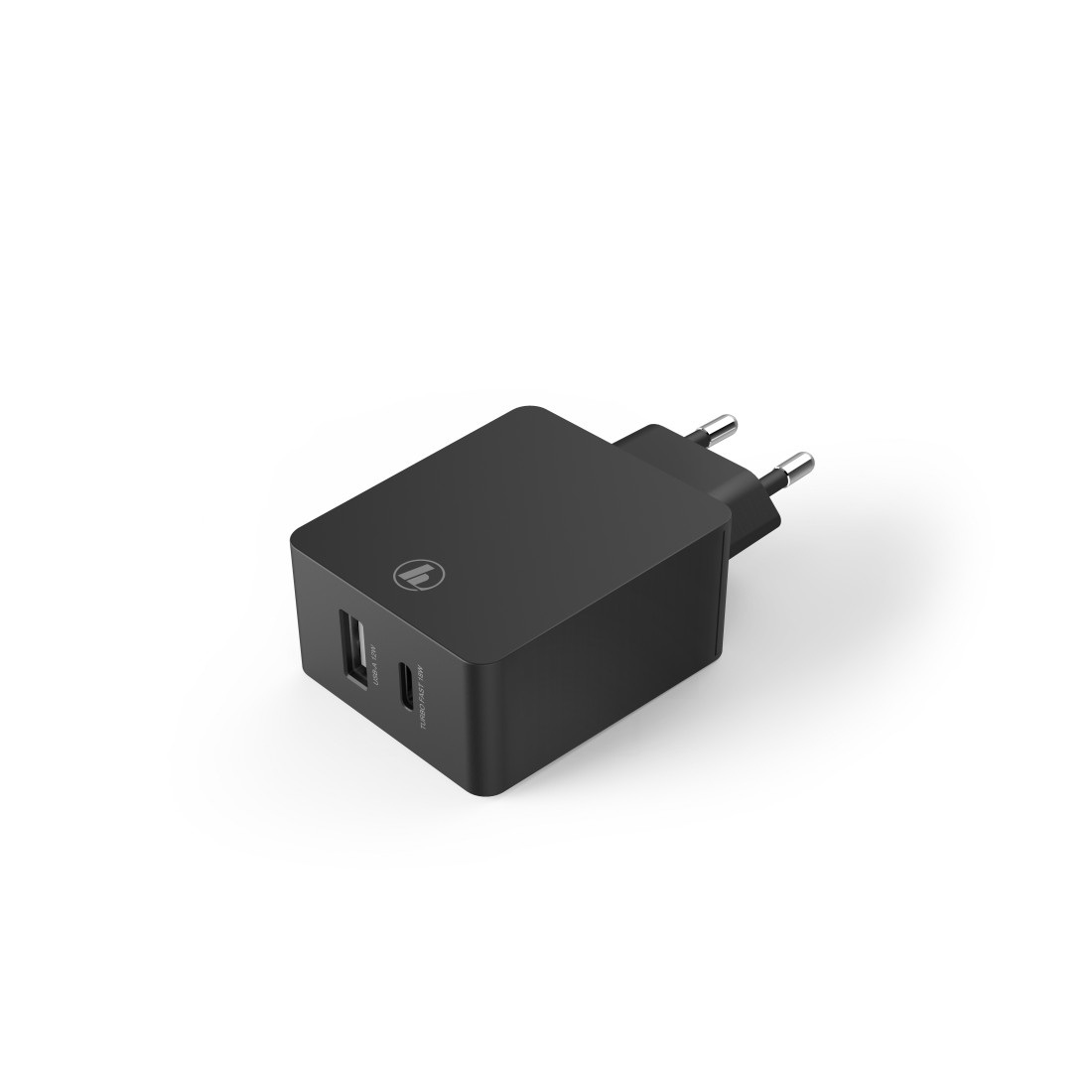 Stroomadap. USB HAMA USB-C/USB-A 30W zwart