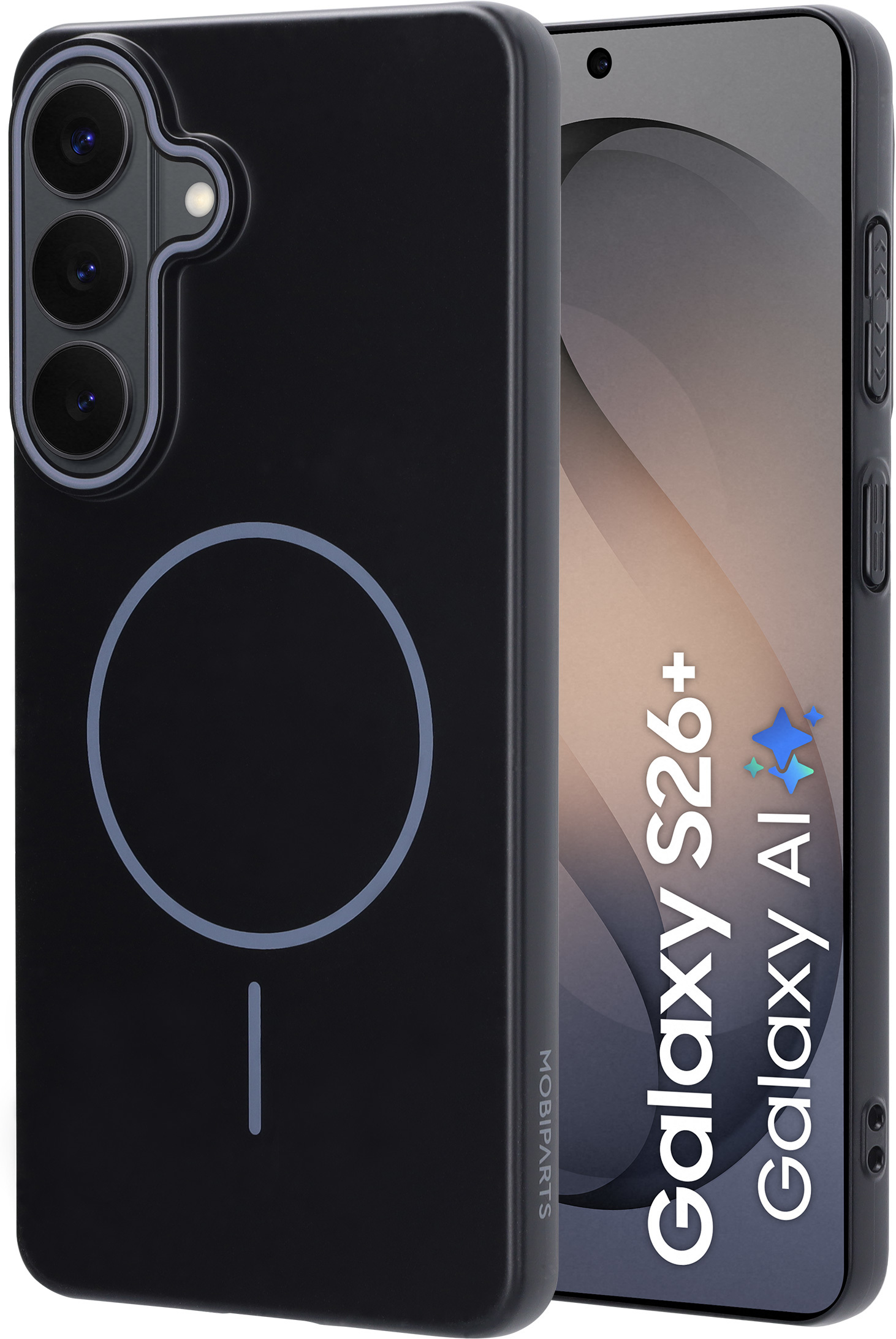Mobiparts Slim Line Case Samsung Galaxy S26 Plus MagSafe Onyx Black