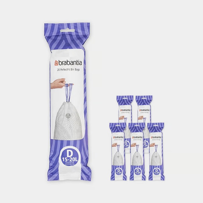 Afvalzak BRABANTIA 211584 PerfectFit / D / 15-20L / 20st.