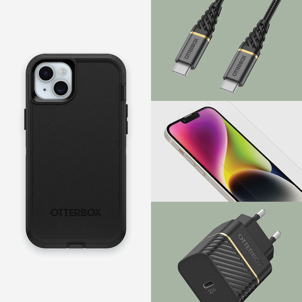 OTTERBOX Defender iPhone 15 Plus /14 Plus Black