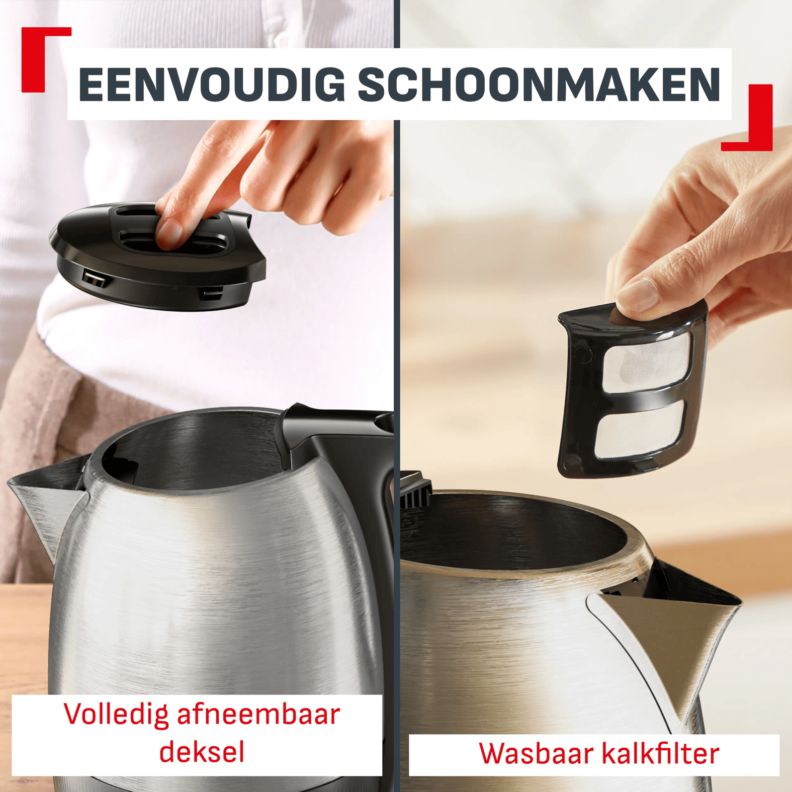 Waterkoker TEFAL KI1E0DE0 Express / 1.2L / inox