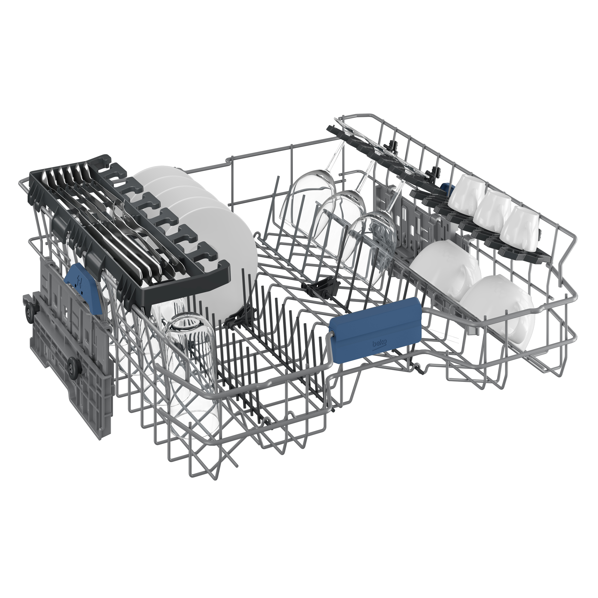 Vaatwasser vrij BEKO BDFN26440W2 / C / Hygieneshield / bestekmand