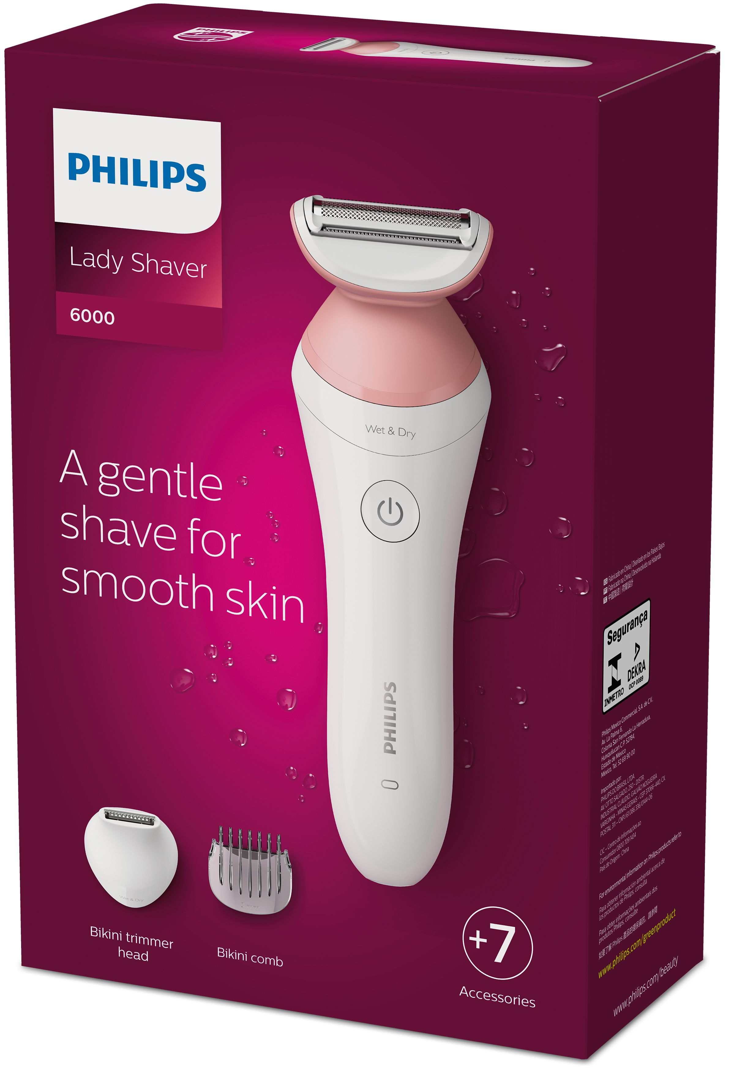 Ladyshave PHILIPS BRL146/00 Series 6000 / Wet & Dry