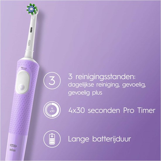 Elektrische tandenborstel ORAL-B 751207 Vitality Pro D / lilac - violet