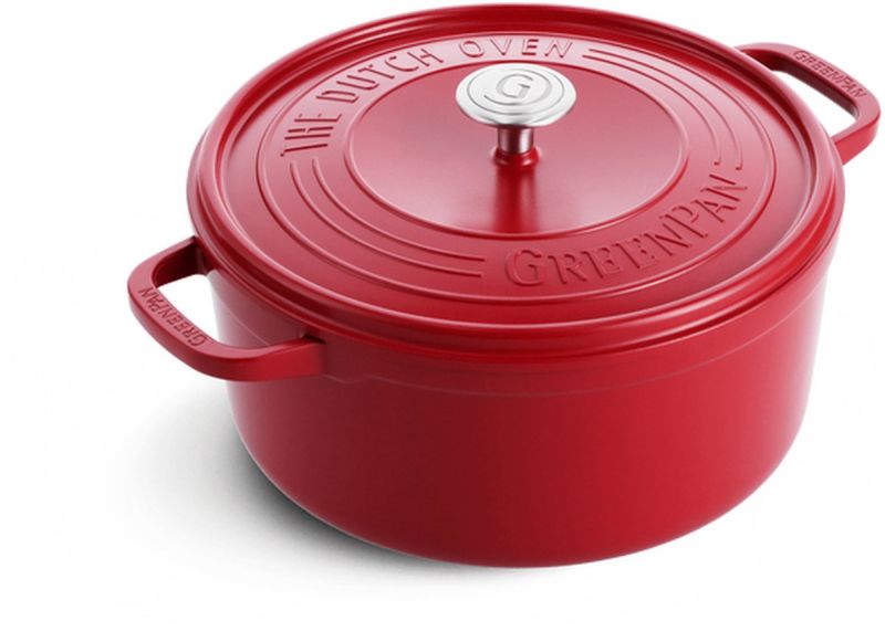 Cocotte GREENPAN CC005432-001 Featherweights Rood 22cm