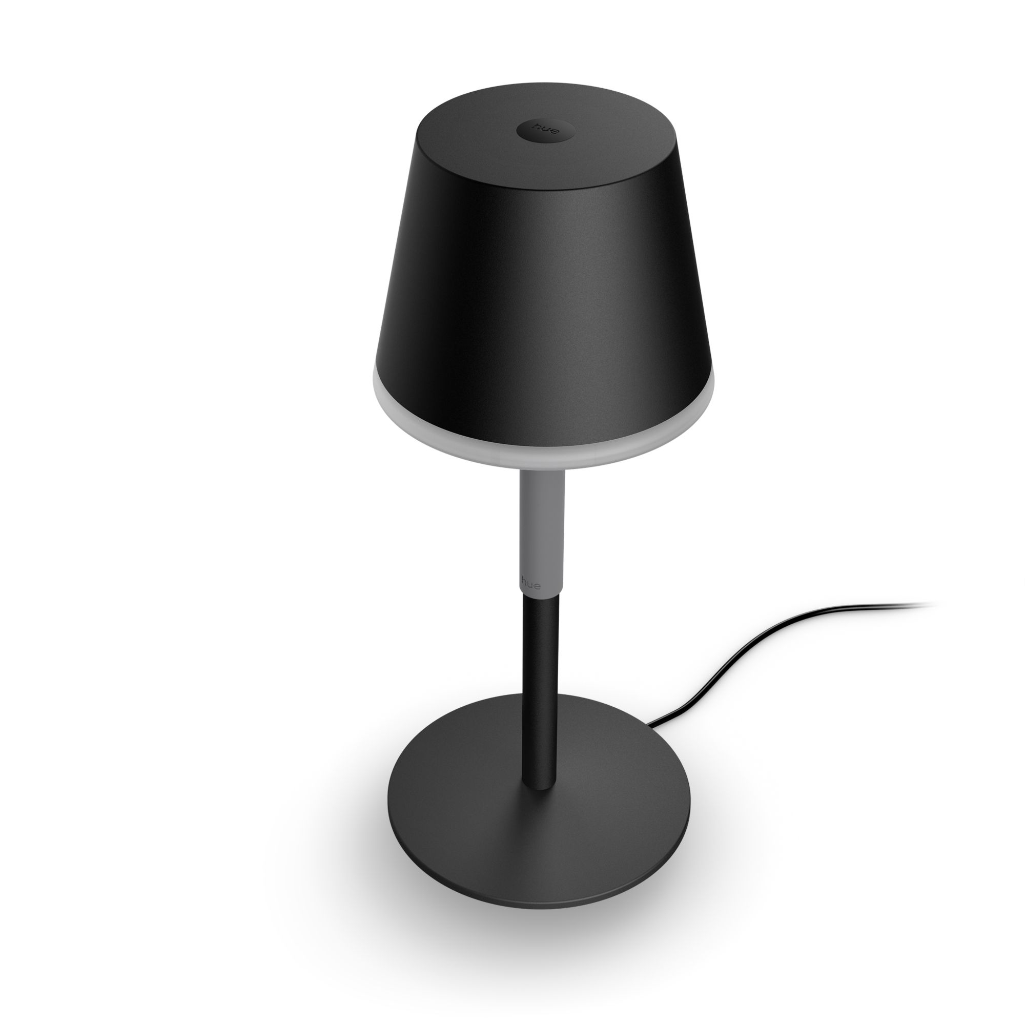 Tafellamp PHILIPS HUE Go White Color Ambiance Black