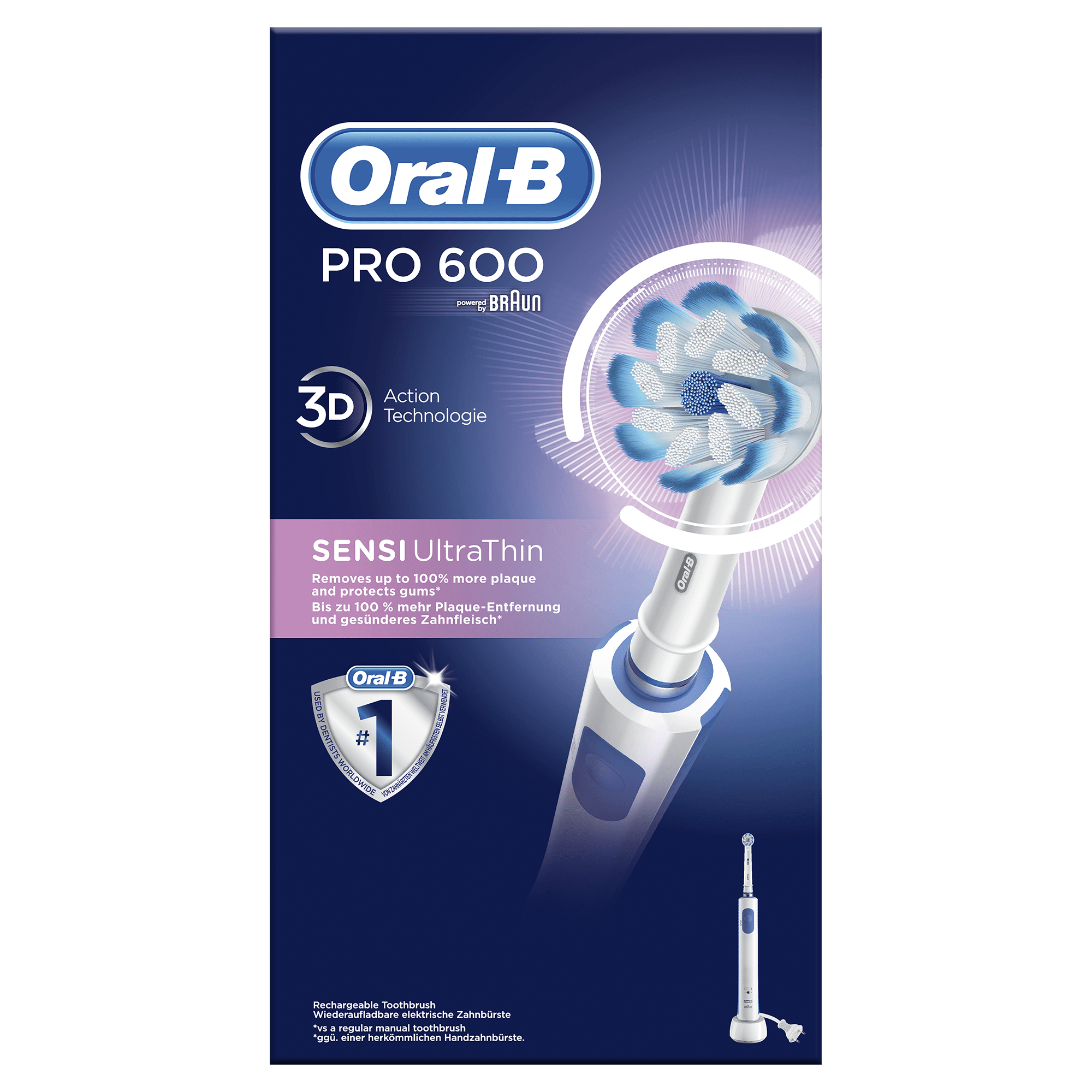 Tandenborstel Braun Oral-B Pro 600 Sensitive Clean