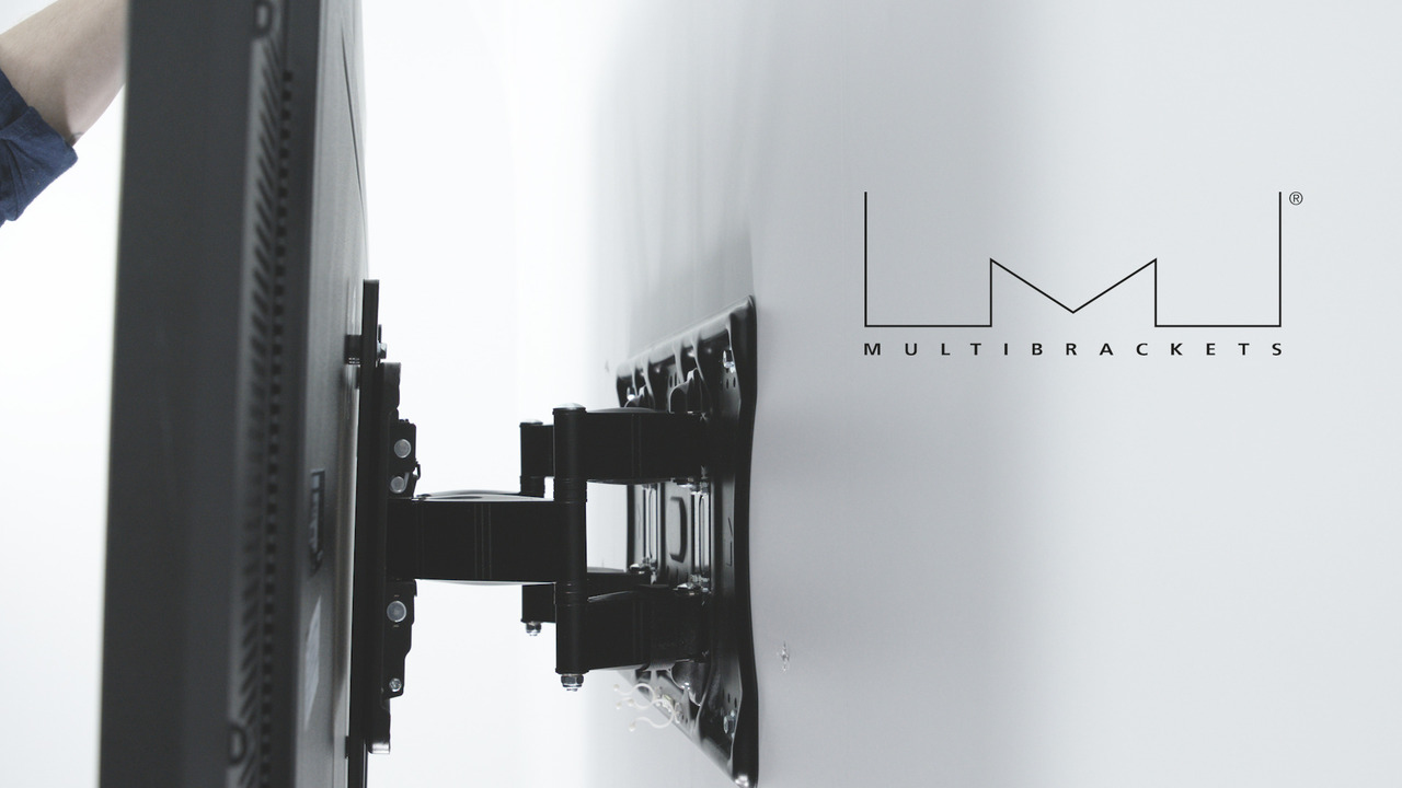 Muurbeugel MULTIBRACKETS Tilt & Turn HD Black tot 400mm