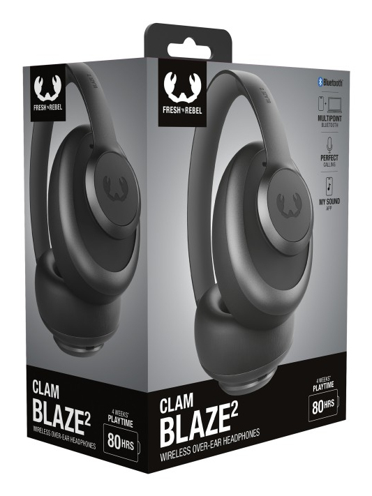Hoofdtelefoon FRESH N REBEL Clam Blaze 2 storm grey