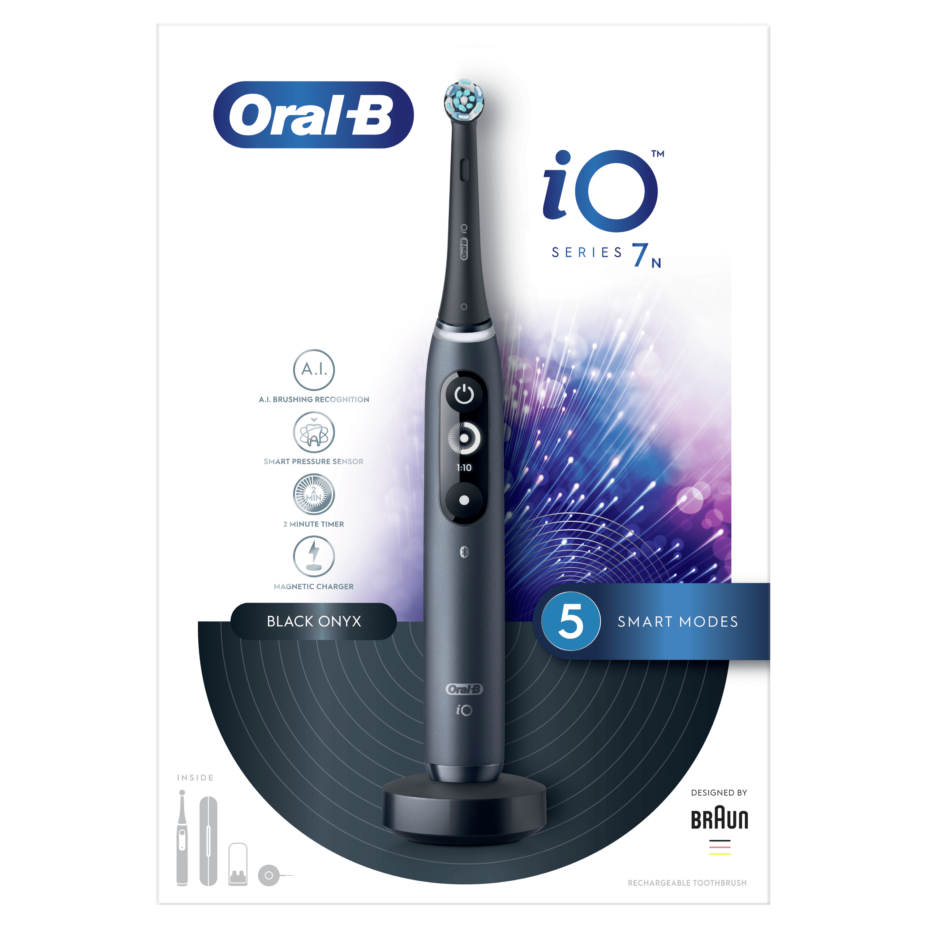 Brosse à dents BRAUN IO7N BLACK IO Series 7S ZWART