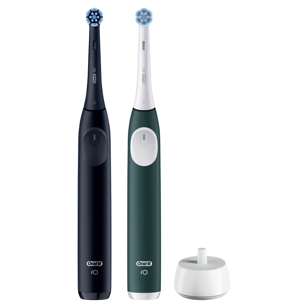 Elektrische tandenborstel ORAL-B 133536 iO series 2 / Duo: Night Black & Forest Green
