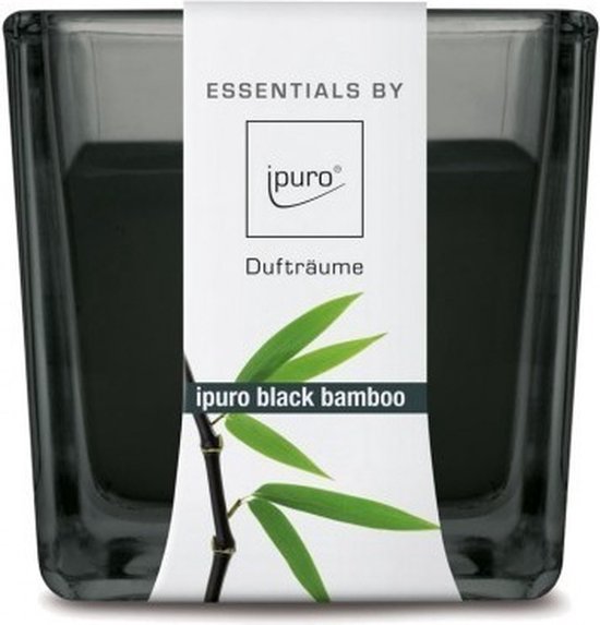 Geurkaars IPURO 26IFC1208 Essential Black Bamboo 125gr