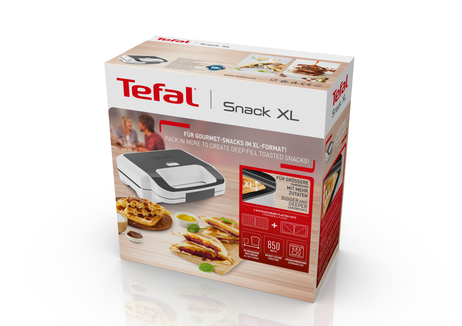 Croque/wafel TEFAL SW701110 / Snack XL